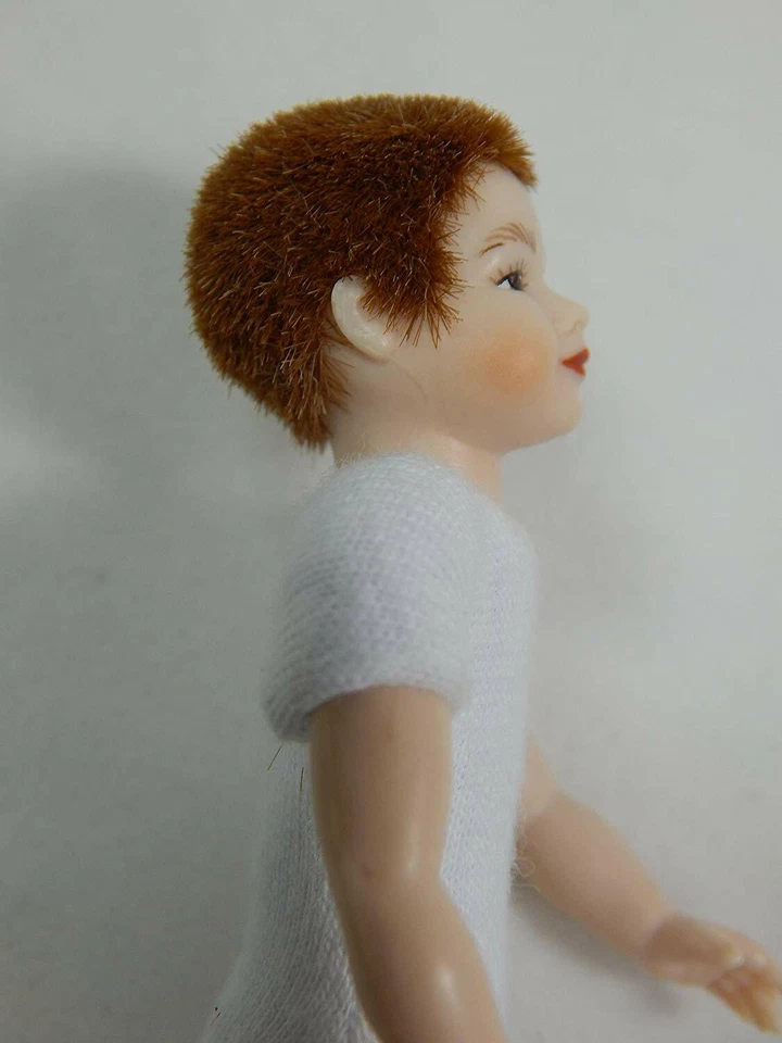 Casa de muñecas Heidi Ott miniatura escala 1:12 niño niño niño muñeca cuerpo #XKK04 Foto 3 de 4