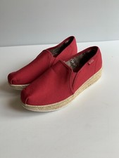 Bobs From Skechers Shoes UK 6 NEW Urban HighLites Red Casual comfort espadrilles