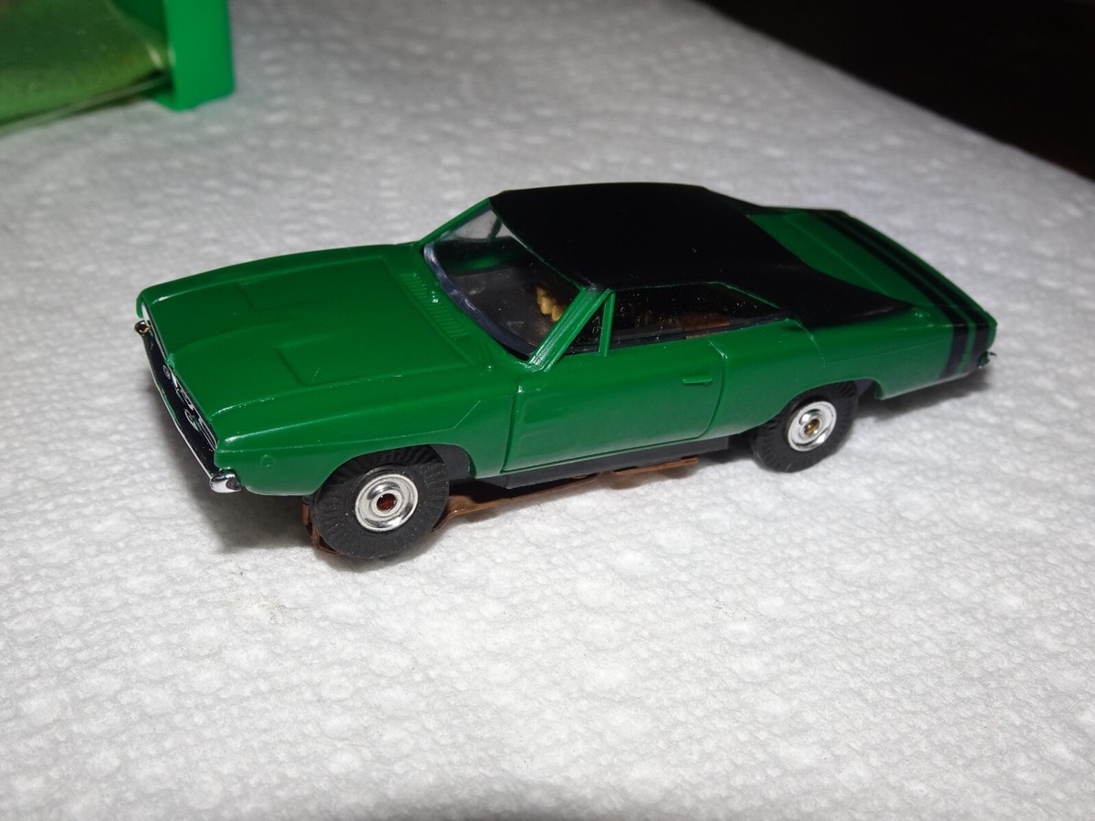 RARE Aurora -T Jet Green Thunder Jet DODGE CHARGER CASE Slot Car