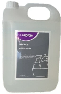 4 x 5L Proton Profos Dish Wash Liquid Descaler Commercial Industrial Catering