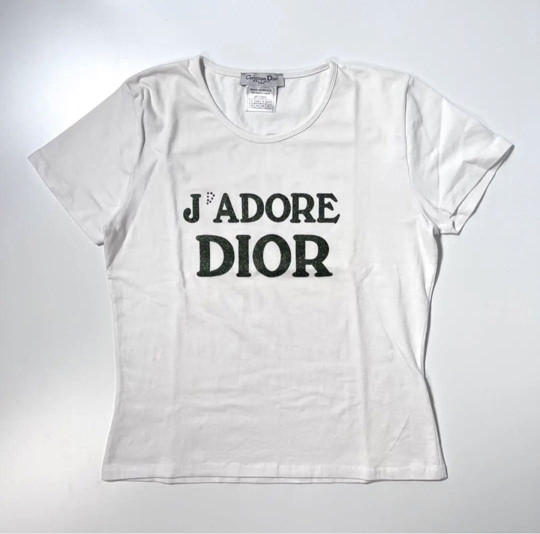 Christian Dior BOUTIQUE J'ADORE T-Shirt Women Size 42 Vintage used  From Japan