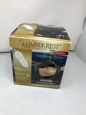 Slumber Rest Cuddler Warming Throw Sunbeam Micro Plush Ultra-Soft Beige Warming