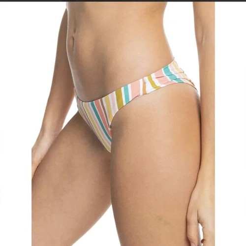 Roxy Beach Classics Cheeky Bikini Bottoms NWT Large - Picture 2 of 5