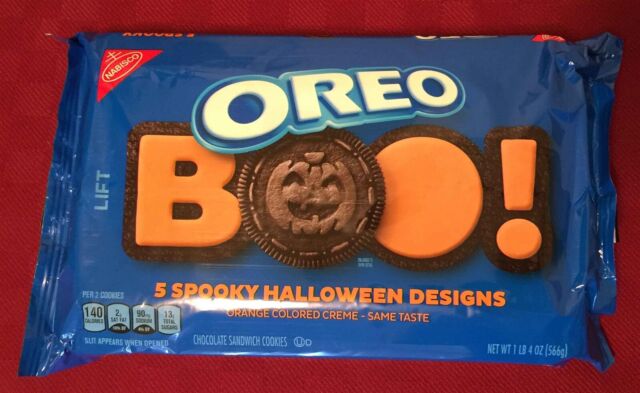 Nabisco Oreo Cookies Boo 2019 Spooky Halloween 5 Designs 20 Oz Package Orange For Sale Online