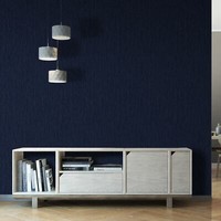 Funkelnder Glitzer Seiden Kristall Vinyl - Marineblau 8994 - Debona Tapete