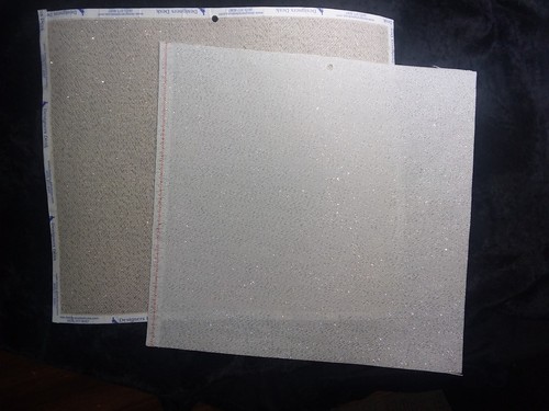 Metallischer Kreuzstich Aida Stoff Silber 22 kt 12 Zoll x 12 Zoll & 18 kt Gold Netz 12 Zoll x 14 Zoll