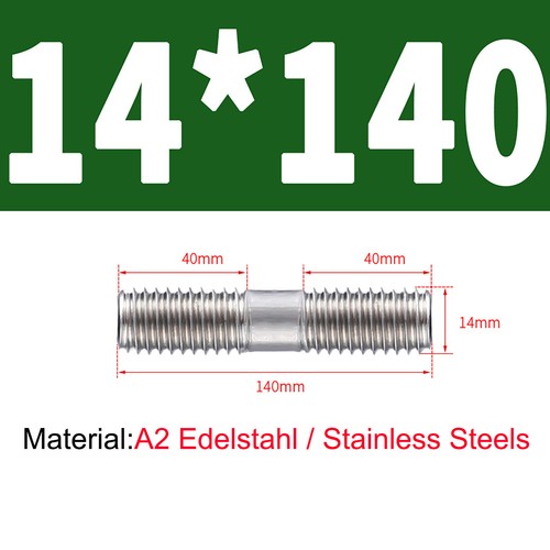 M3 M4-M16 Double End Threaded Studs Bar Rod Bolts Screws Stainless Steel A2 304 - Picture 176 of 204
