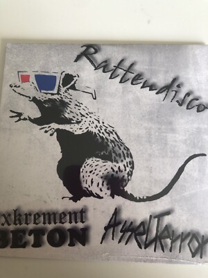 Banksy Exkrement Beton, Asselterror - Rattendisco (CD) 3D Rat Edition Of 1,000