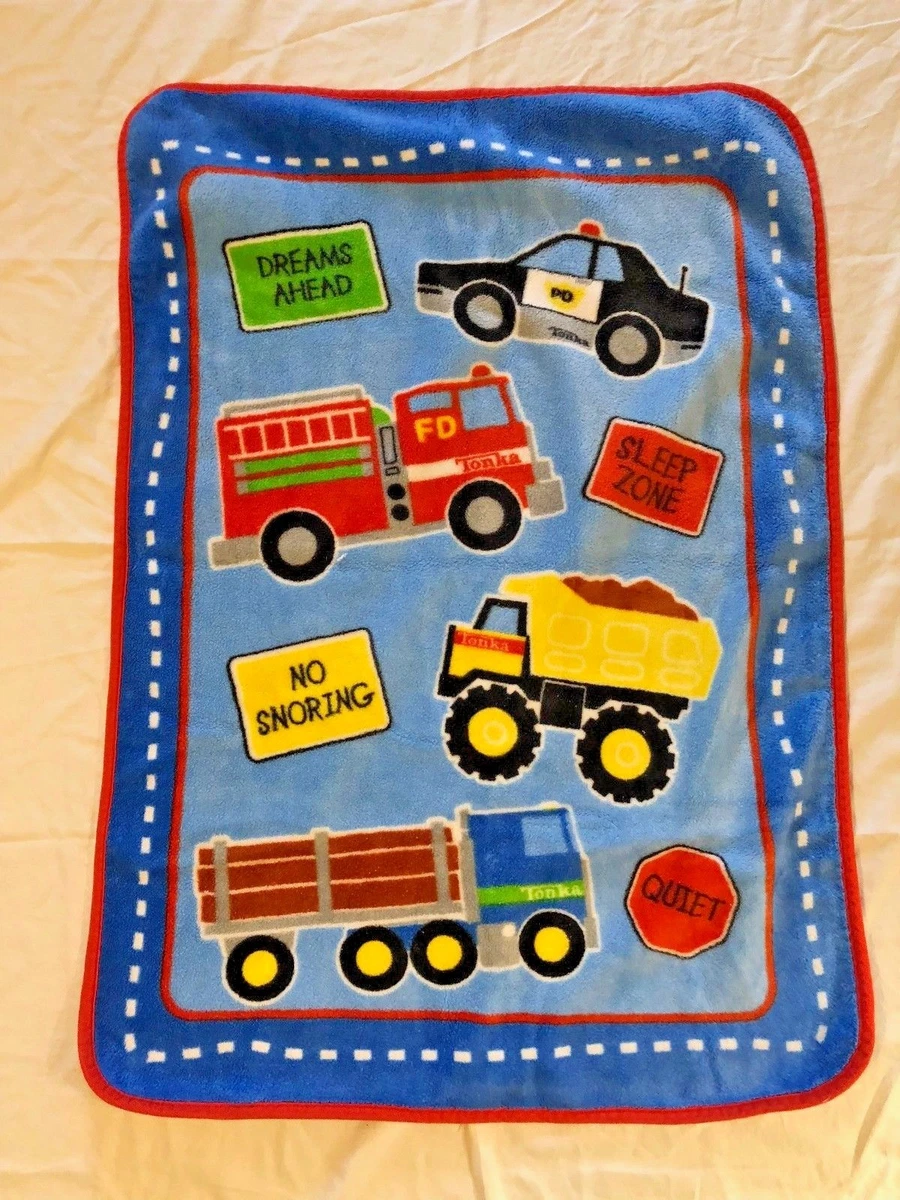 Tonka Dump Truck Baby Blanket Toddler Dreams Ahead No Snoring