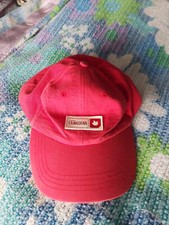 Pre-owned Molson Canadian Baseball Hat. Unisex, Adjustable. Red
