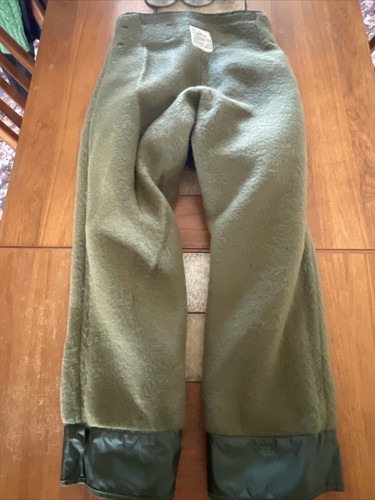 Vtg Alpha Military Trousers Extreme Cold Weather Impermeable M (31-34) Green - Picture 19 of 20