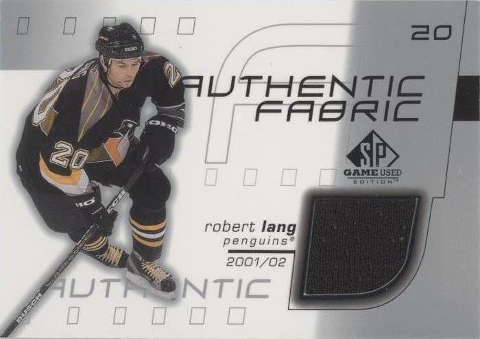 2001-02 SP Game Used Edition - Robert Lang #AF-RL - 1 of 1