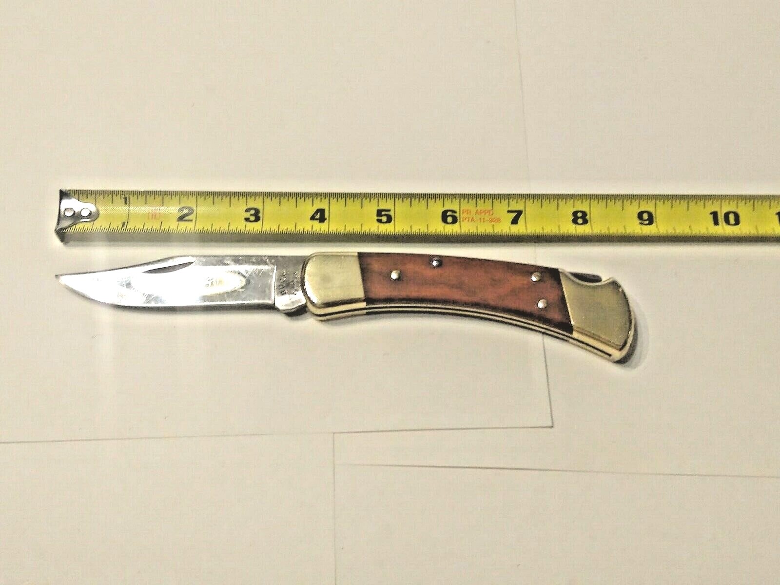 Vtg BUCK 110 Signed Alfred C. Buck Folding Knife eBay