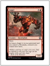 1x Anger, Modern Horizons 3 Commander, Magic MTG NM