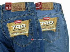 Jeans uomo 5 tasche regular pantaloni cotone denim leggero tg 46/62 Carrera 700