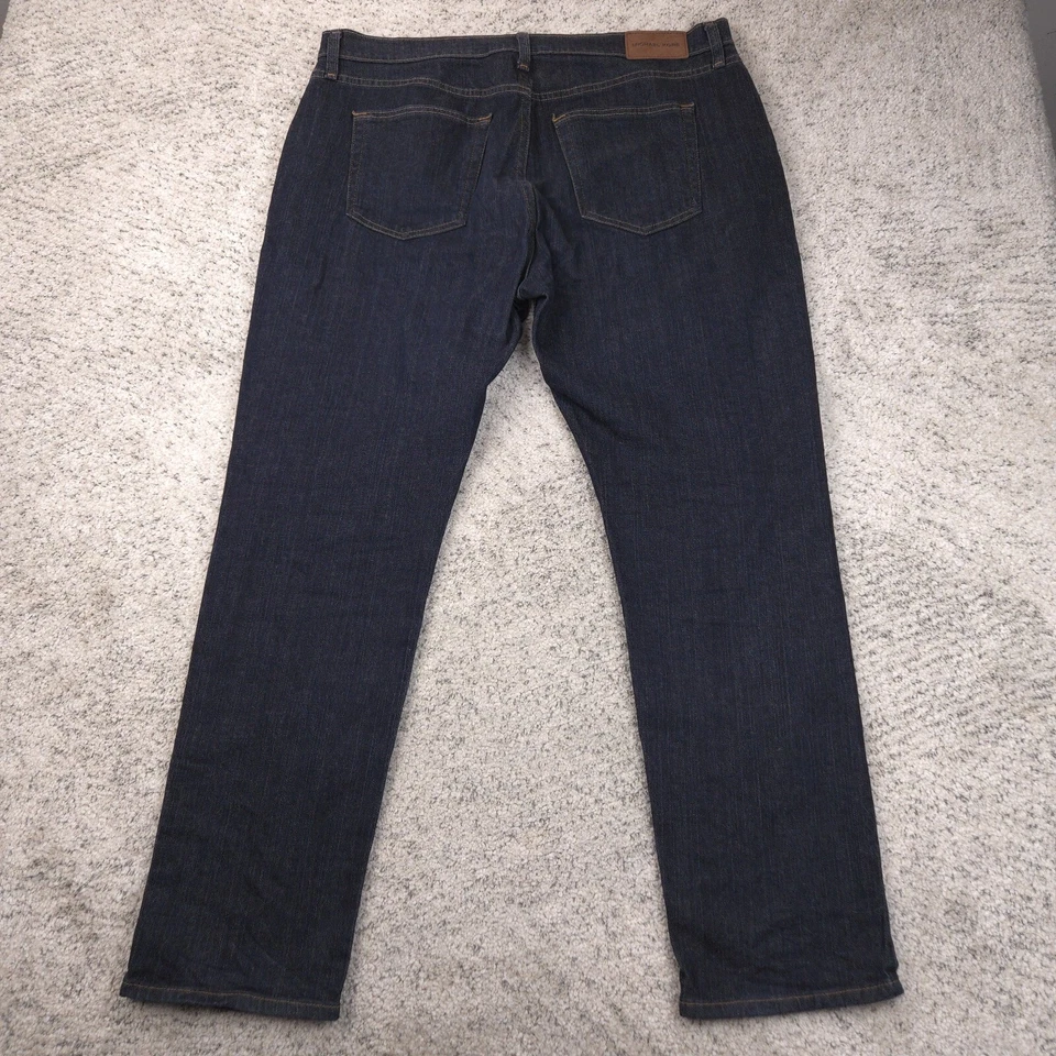 Michael Kors Jeans Mens 36 38x30 Straight Leg Regular Fit Stretch Dark Blue GUC - Image 2 of 4