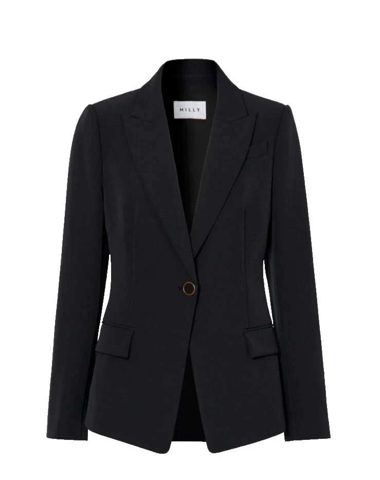 MILLY Negro abrigos, chaquetas y chalecos Casual para Mujeres