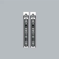 SE BIKES - BMX Innovations fork set - 2nd Gen. black/white OVERSIZED