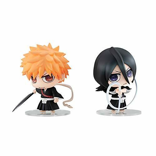 NEU Chimi Mega Buddy Serie! BLEACH Kurosaki Ichigo & Kuchiki Rukia PVC Figur - Bild 1 von 5