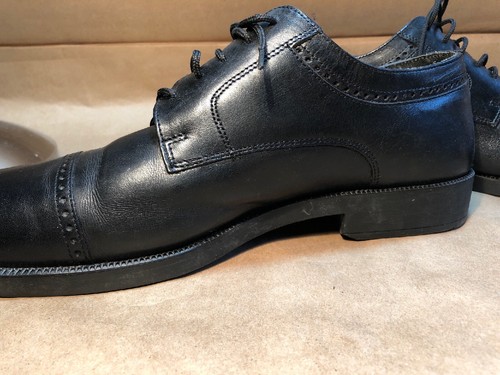 Nunn Bush Men's Cap-Toe Oxfords Black Dress Soft Leather Shoes Size 12M - Picture 8 of 12