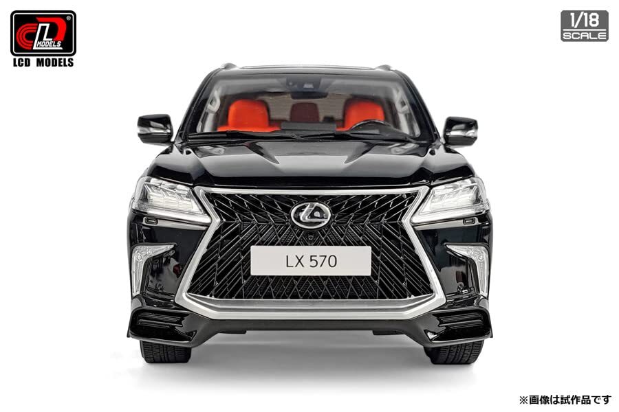 LCD MODELS 1/18 Lexus LX570 Black finished product | eBay