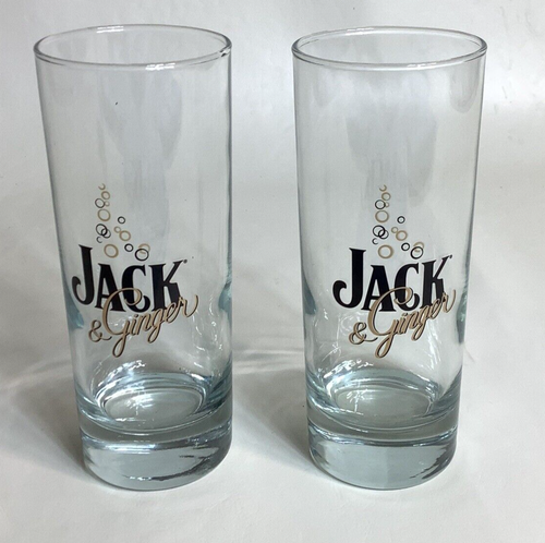 Paar Jack & Ingwer Highball Mixer Gläser Barware Schnaps Soda Becher - Bild 2 von 10