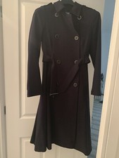 Jasper Conran Navy Coat - Size 8
