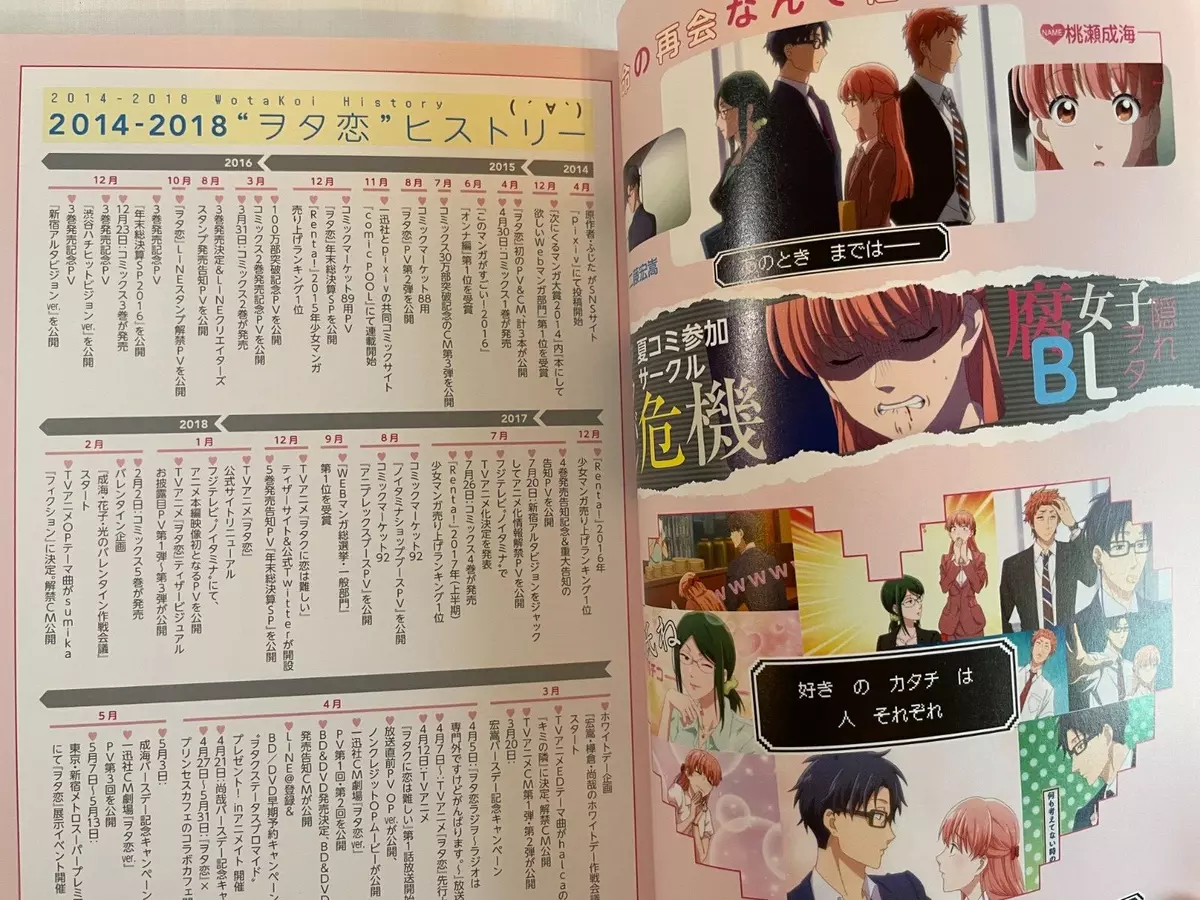 TV Animation Wotakoi Love Is Hard for Otaku Official Guide Anime Manga Art  Book for sale online