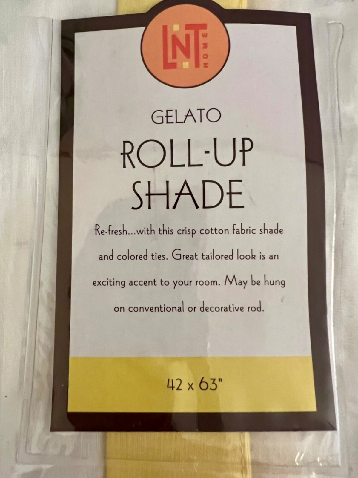 Roll Up Shades Cottage Core Linens -N-Things Set Of Two White Cotton NOS