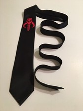 Skull Symbol Necktie, New, Red Logo