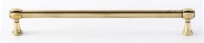 Brass Cabinet Pull Alno A980 8 PA Polished Antique Brass Royale 8" Handle