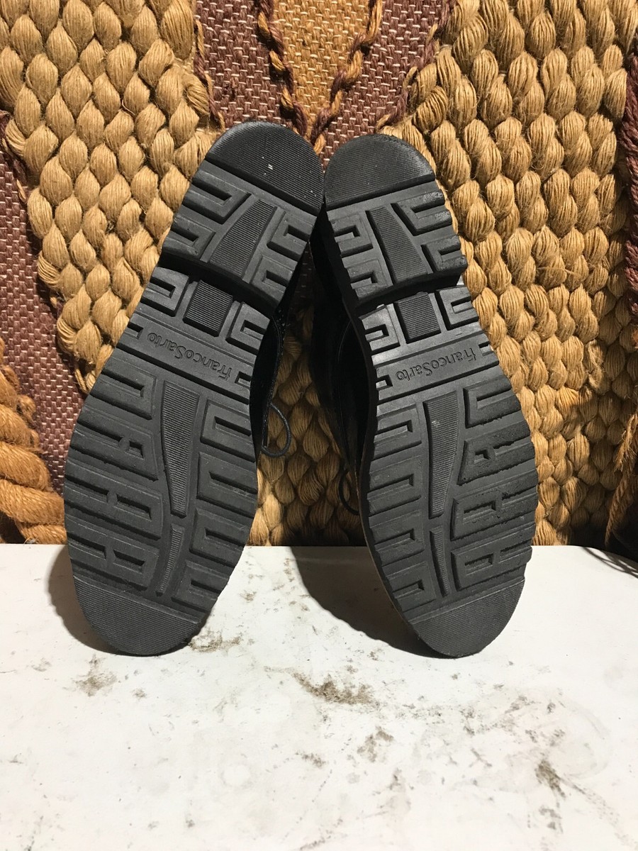 Franco Sarto Carlee Black Shiny Lace Up Oxford Loafers Shoes Franco Sarto Carlee Black Shiny Lace Up Oxford Loafers Shoes