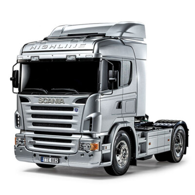Tamiya 56364 RC Scania R470 2WD Semi-Truck Kit Silver Edition Pre-Painted Body
