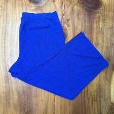 Eileen Fisher Women's Pants 1X Lyocell Tencel Pull on Crinkle Wide Leg X12