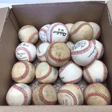 Lot of 20 Hardballs Baseballs Used Various Brands Great For Practice