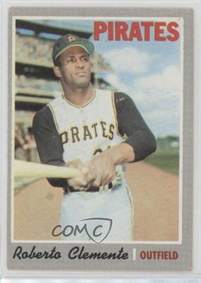 1970 Topps Roberto Clemente #350 HOF 2v5