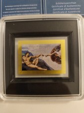 Goldbarren "Erschaffung Adams" 1/200 Unze .9999 Gold mit Zertifikat-Michelangelo