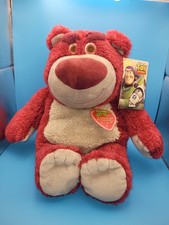 Disney Store Lotso Toy Story 3 Huggin Bear Plush Strawberry Scented Teddy