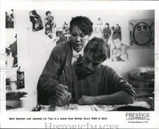 1991 Press Photo Mark Salzman & Jeanette Lin Tsui in "Iron and Silk."