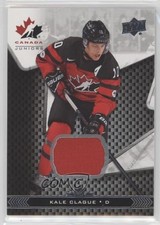 2018 Upper Deck Team Canada Juniors Team Canada Jerseys Kale Clague #10 8ou