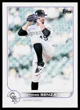2022 Topps Antonio Senzatela #508 Colorado Rockies