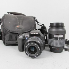 Olympus E-500 8MP DSLR Camera Kit 14-45mm Lens  40-150mm Lens, Bag