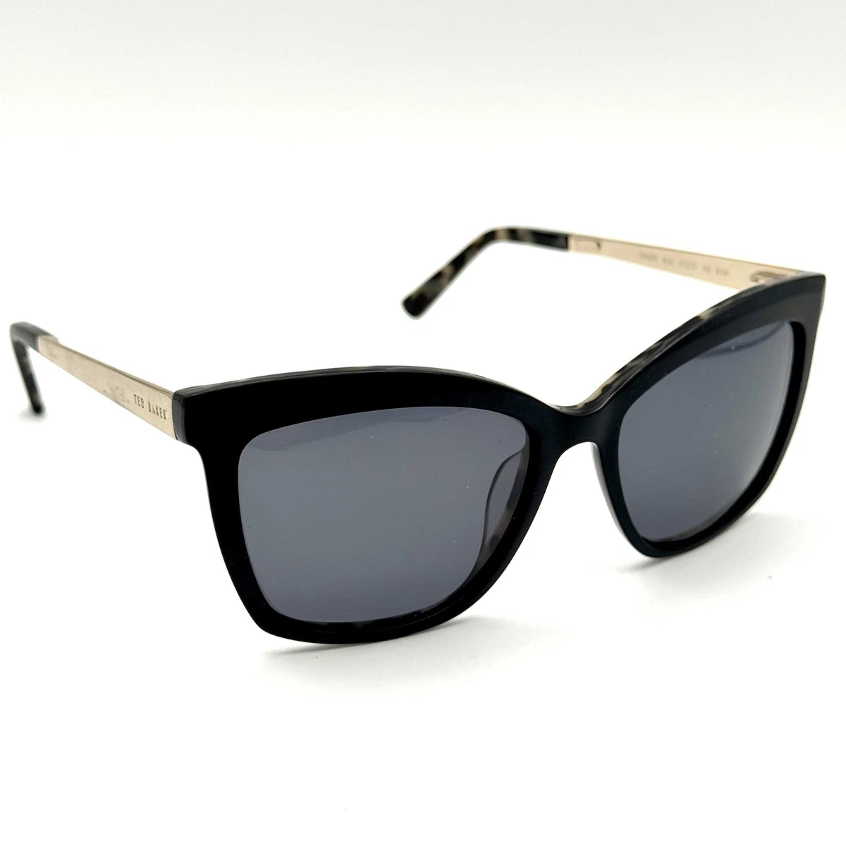 Ted Baker TBW060 B:44 Black Frame Polarized Grey Lens Cat Eye Sunglasses 57mm Ted Baker Women main image 3