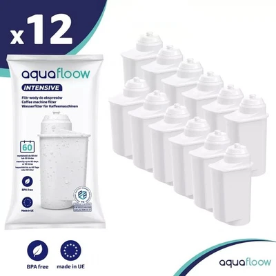 AQUAFLOOW 12x Wasserfilter für Siemens EQ.6 EQ.9 plus EQ.300 EQ.500 EQ700 wie TZ70003