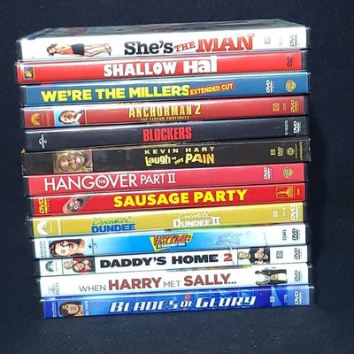 Rated R / PG-13 DVD Lot Total Rom Com Movies Action Comedy Chick Flick Bundle