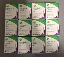 OneTouch Verio Test Strips 500 Count 10x 50ct Boxes Exp: 6/27