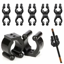 30/50/100 Pcs Fishing Rod Storage Clips Pole Holder Rack Organizer Wall Mounted