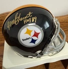 Mel Blount Signed Steelers Mini Helmet with COA and Signing Ticket