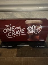Dr Pepper Metal Straw Dispenser Rare Find  NE...