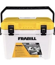 FRABILL 19 QUART LIVE BAIT COOLER MAGNUM BAIT STATION BATTERIES OR 12 VOLT